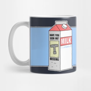 Milk with Missing Drum-Key Mug